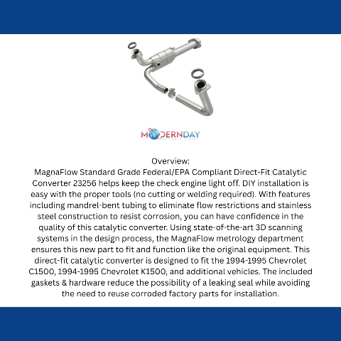 1994 Chevrolet Blazer Direct-Fit Catalytic Converter 23256 Magnaflow