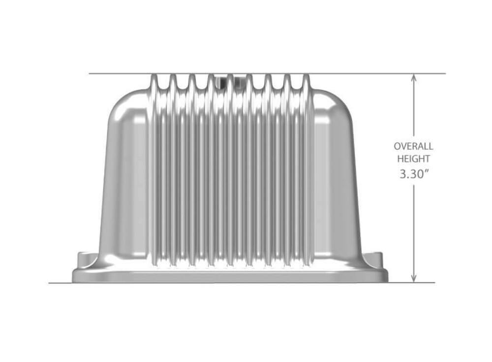 Holley GM Licensed Vintage Series SBC Valve Covers - 241-107