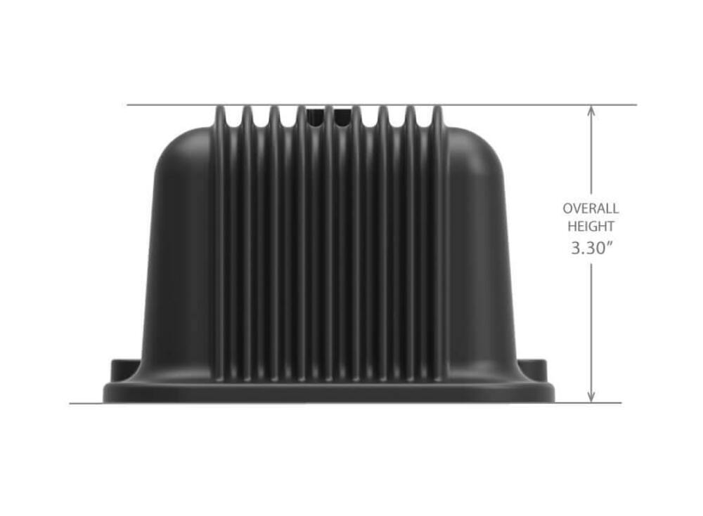 Holley GM Licensed Vintage Series SBC Valve Covers Satin Black Finish 241-108
