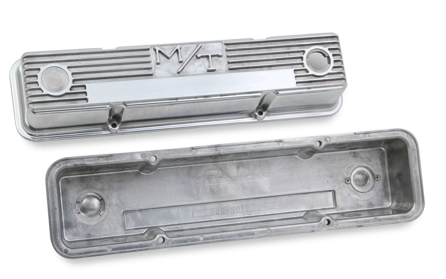 M/T Valve Covers for Chevy small block engines - Polished - 241-82