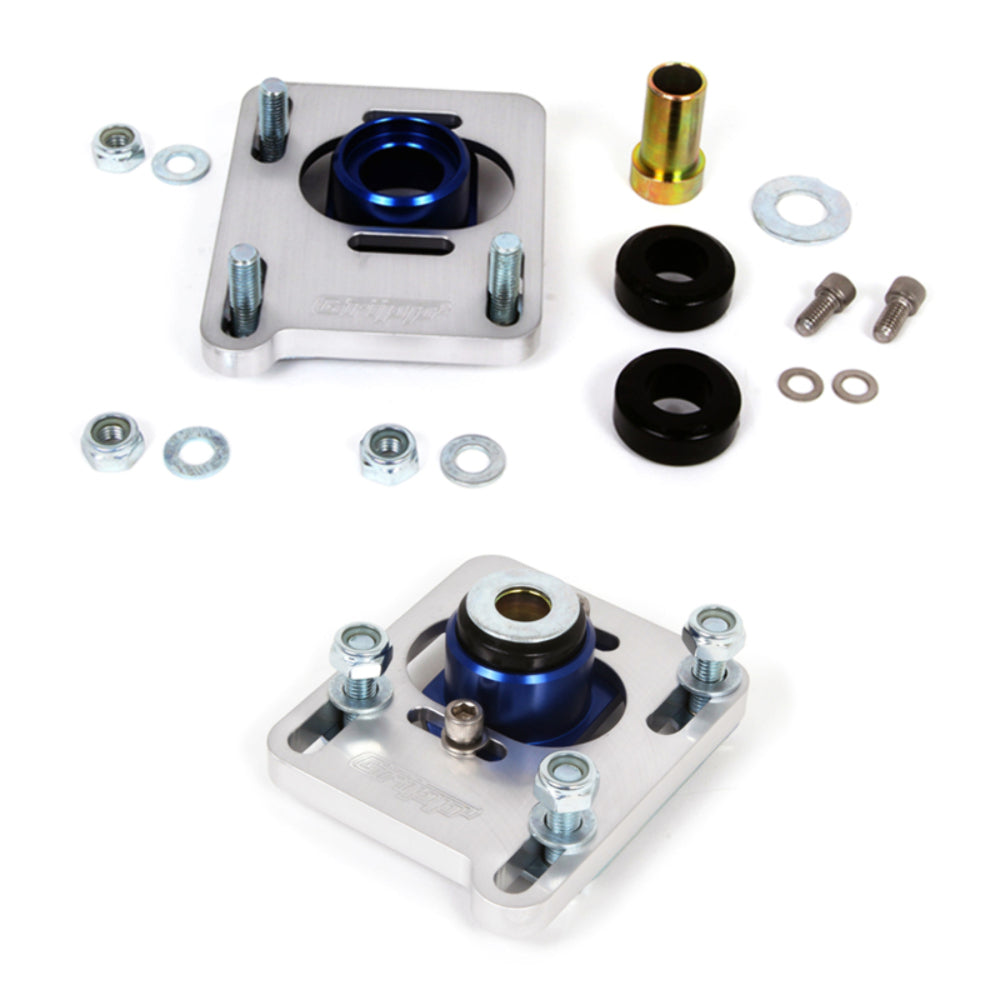 Fits 1994-2004 Mustang Front Caster Camber Plate Kit (Cnc Billet Aluminum)-2527 - Car Part People