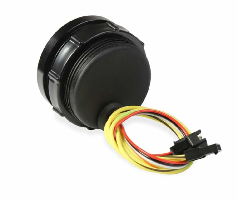 White 2-1/16" Oil Pressure 10-100 psi-Holley logo 26-601W