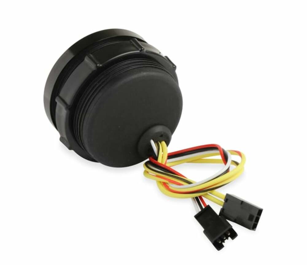White Face 2-1/16" Fuel Level Gauge-Holley logo 26-614W