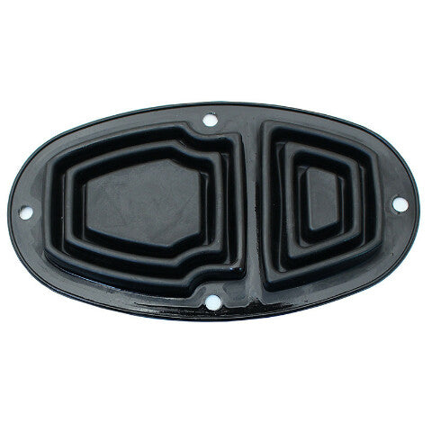Oval Black Aluminum Black Master Cylinder (Disc/ Drum) 260-8555-BK-MBM