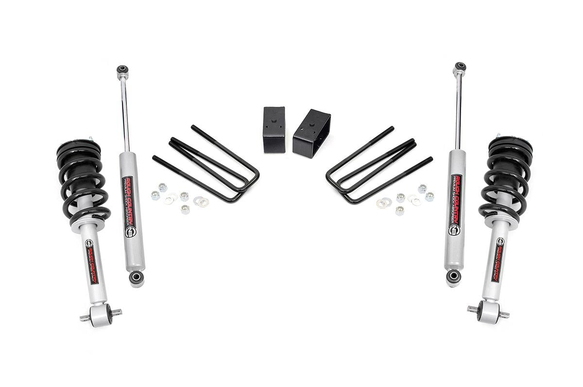Fits Chevy/GMC 1500 2WD (07-13) 3.5 Inch Lift Kit; N3 Struts; 268.23