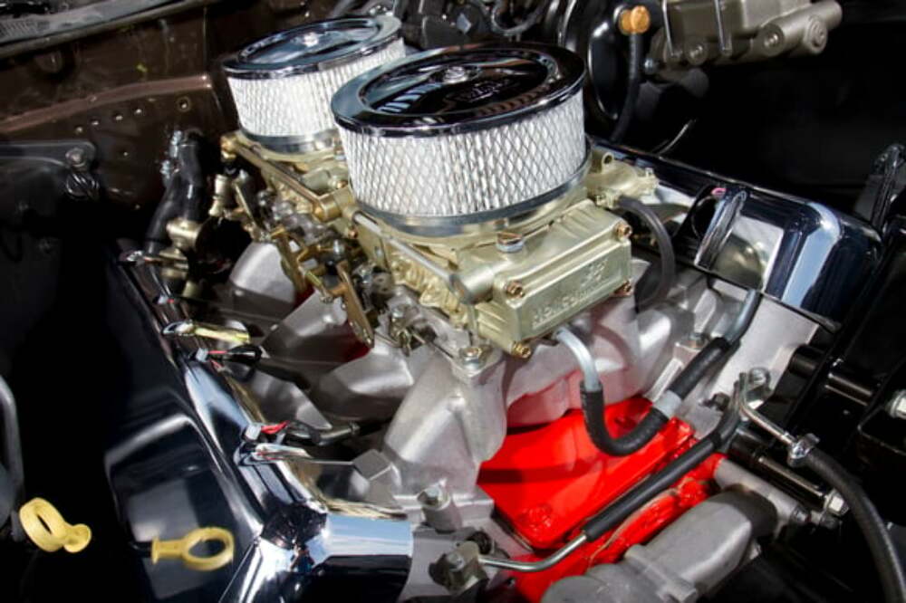 Carbureted 2x4150 Dual Plane Intake Manifold, LS Gen 3 LS1/LS2/LS6 eng. 300-120