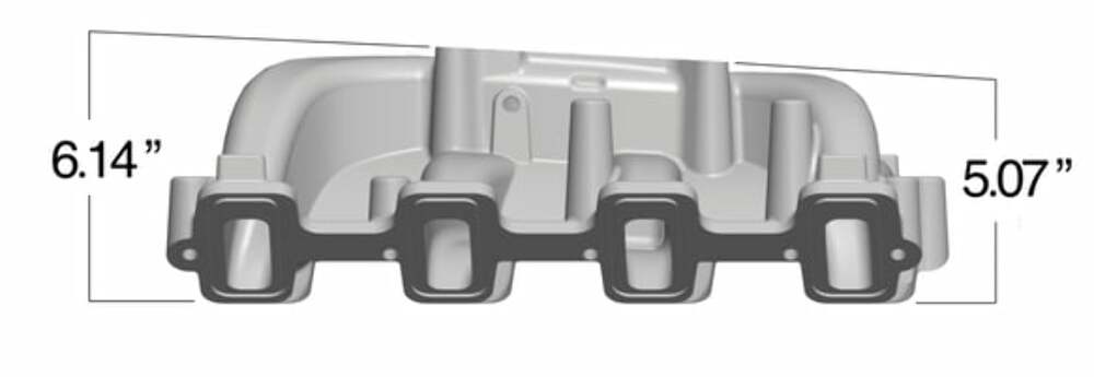 HOLLEY 300-130 DUAL PLANE INTAKE - GM LS1/LS2/LS6