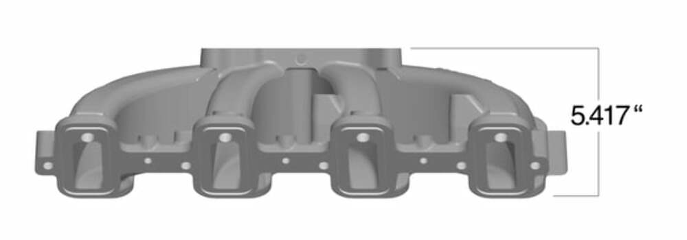 HOLLEY 300-132 SINGLE PLANE INTAKE - GM LS1/LS2/LS6