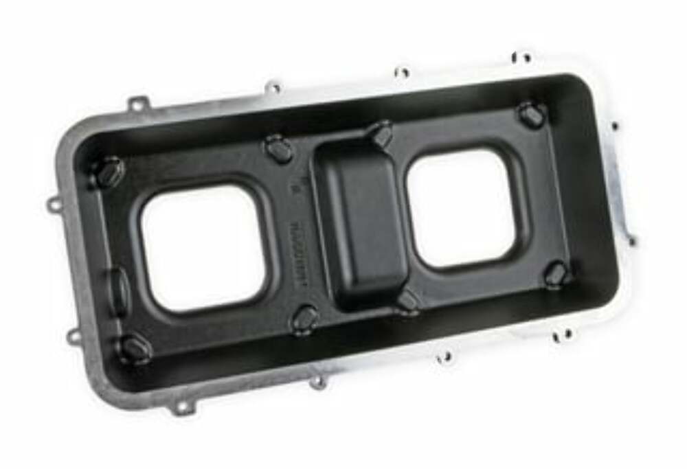 Holley Hi-Ram Intake Plenum Top Only - 2 x 4150 - Flat Black Finish 300-207BK-2