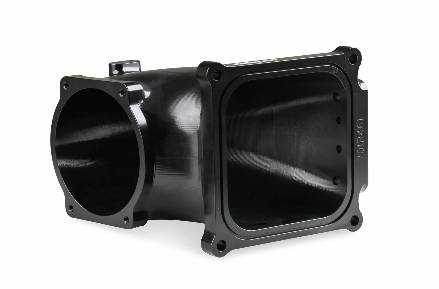 Billet 4500 EFI Throttle Body Intake Elbow-LS- Black Finish - 300-253BK