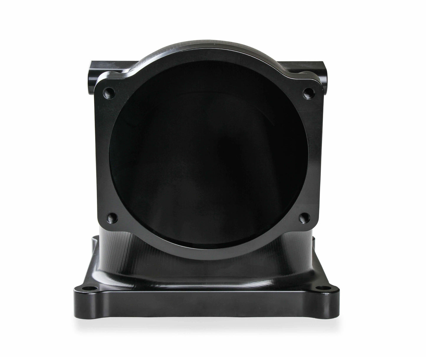 Billet 4500 EFI Throttle Body Intake Elbow-LS- Black Finish - 300-253BK
