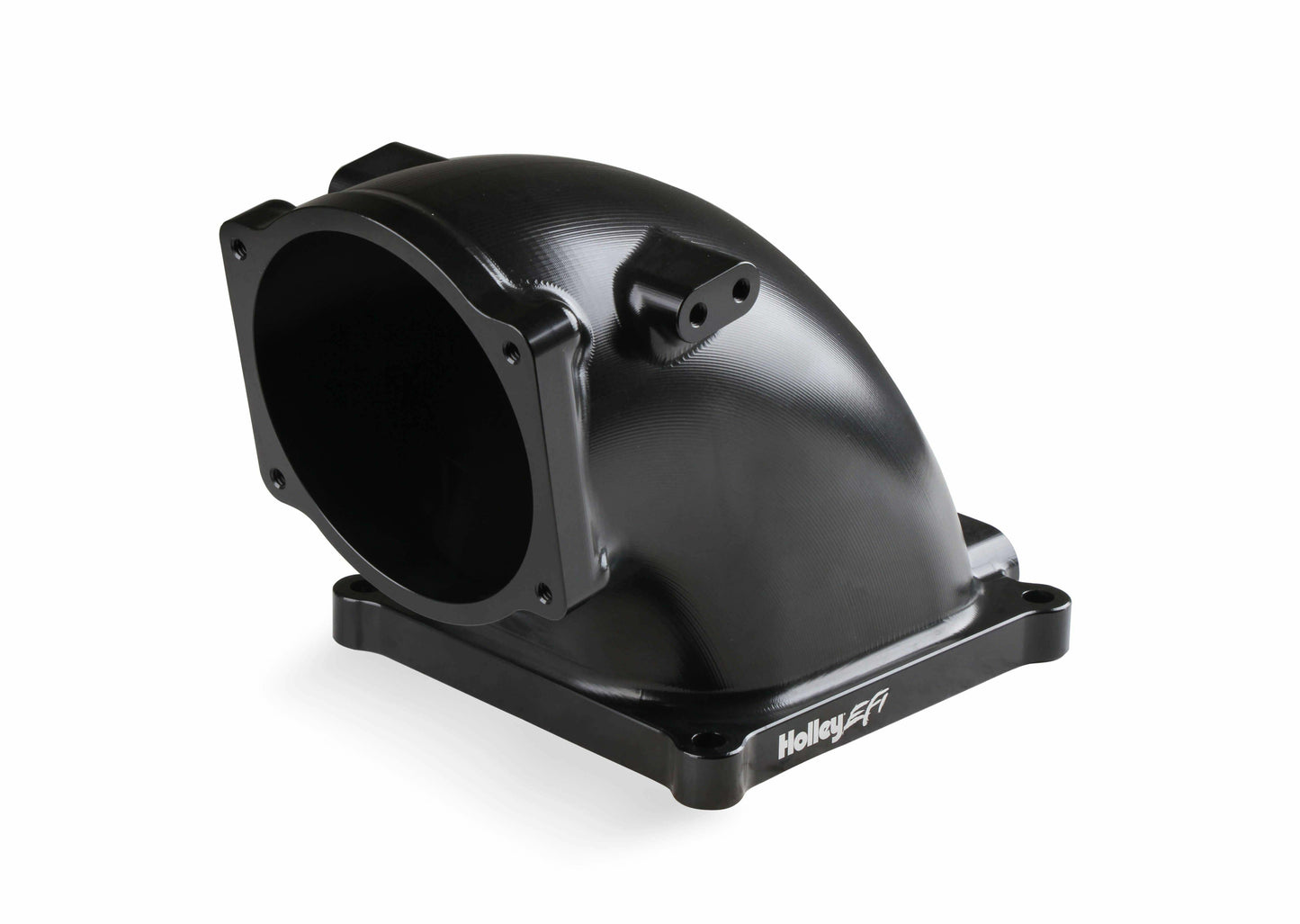 Billet 4500 EFI Throttle Body Intake Elbow-LS- Black Finish - 300-253BK