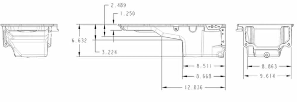 Fits 1973-1987 GMC Jimmy Holley Gm Ls Swap Oil Pan-4Wd / Truck / Off-Road 302-4
