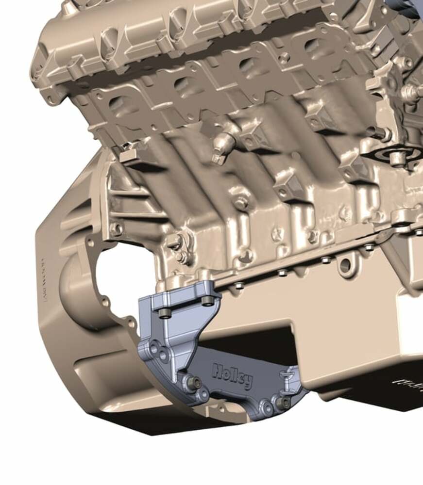 Holley Lower Structure Support for Gen III Hemi Engines and Transmissions 302-65