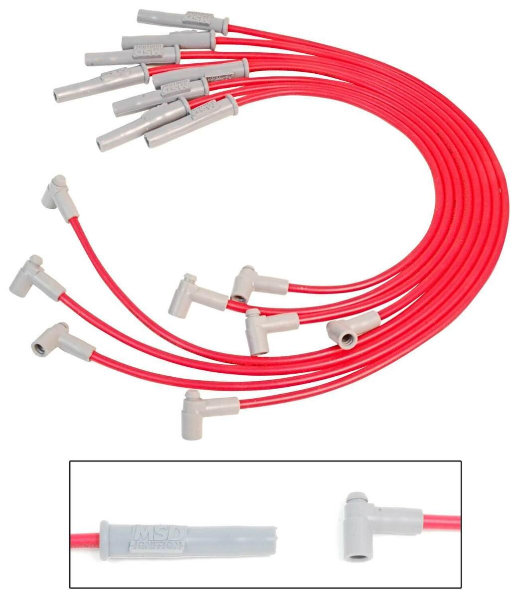 Super Conductor Spark Plug Wire Set, Chevy 454 ’75-On HEI - 31779