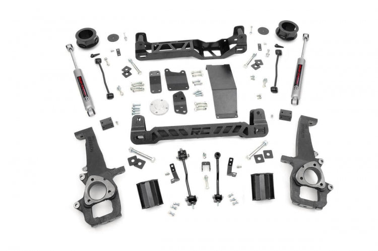 Fits Ram 1500 4WD 4 Inch Lift Kit; 32830