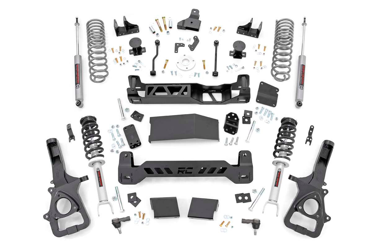 Fits Ram 1500 4WD (2019-2024) 6 Inch Lift Kit; N3 Struts; Dual Rate Coils; 33431