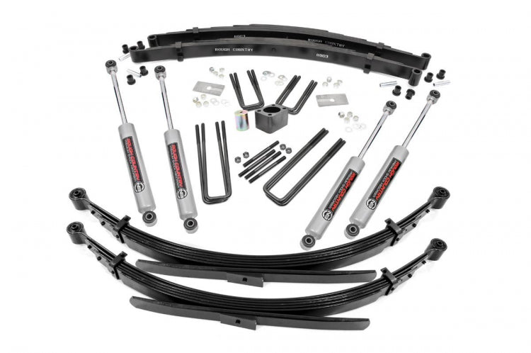 Fits Dodge W100 Truck/W200 Truck 4WD (1974-1977) 4" Lift Kit Rear Springs 336.2