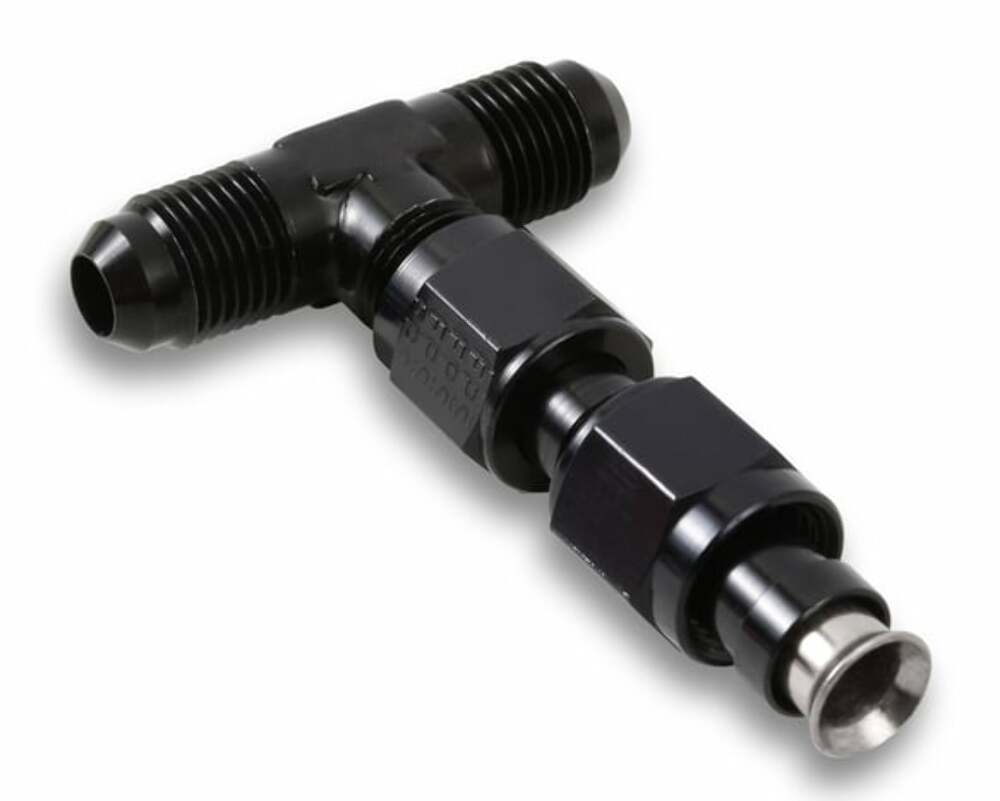 Dual Feed Fuel Line #6AN (Black) - 34-600BKQFT
