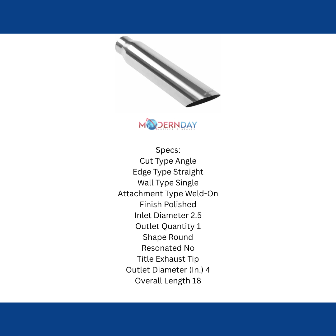 Tip 1-Pk Bb 4.00 X 18 2.5 Id 45 35146 Magnaflow