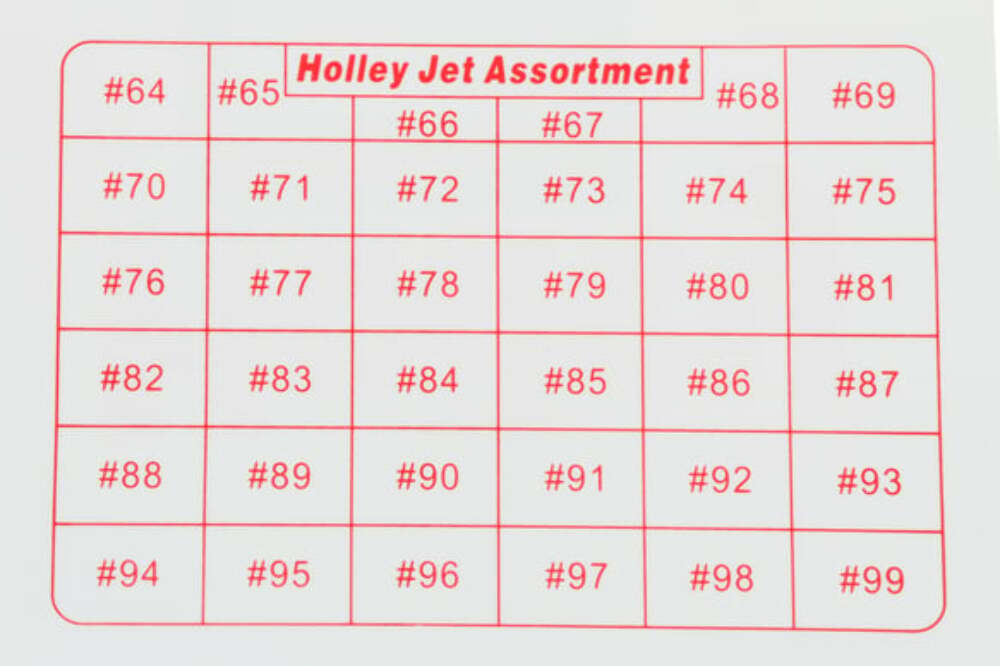 Holley 36-181 Jet Assortment Kit