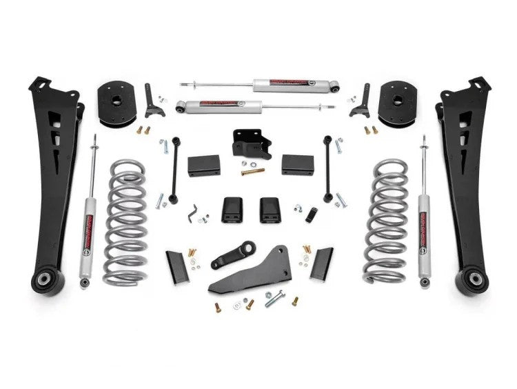 Fits Ram 2500 4WD (2014-2018) 5 Inch Lift Kit; Gas; 373.2