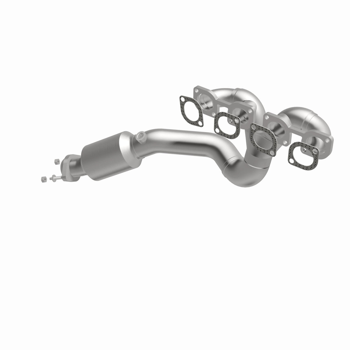 Catalytic Converter with Integrated Exhaust Manifold for HM Grade Federal / EPA Compliant Direct-Fit Manifold Catalytic