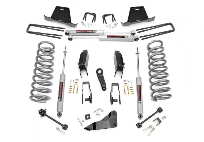 Fits Dodge 2500 4WD (2008) 5 Inch Lift Kit; Gas; 393.23