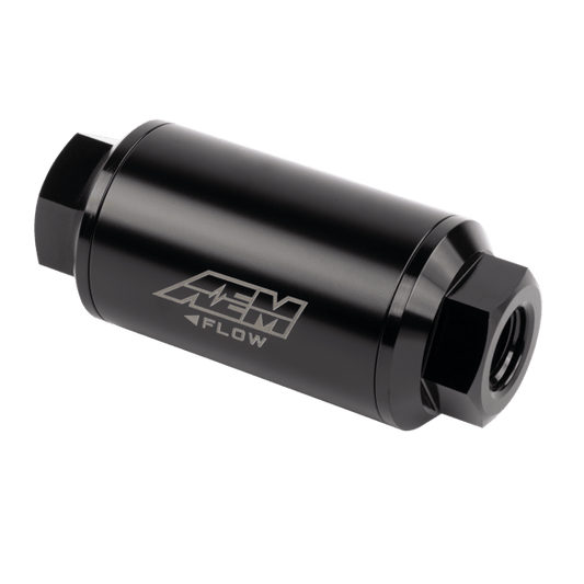 AEM Universal High Volume -6AN Fuel Filter, 10 Micron - 25-204