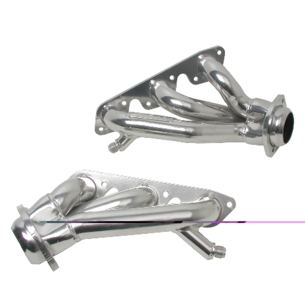 Fits 1999-2004 Mustang 3.8L 3.9L V6 1-5/8 Shorty Headers-Silver-40080 - Car Part People