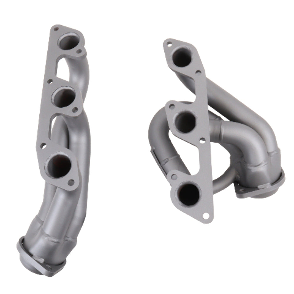 Fits 2005-2010 Mustang 4.0L-V6 1-5/8 Shorty Exhaust Headers-Titanium-4010 - Car Part People