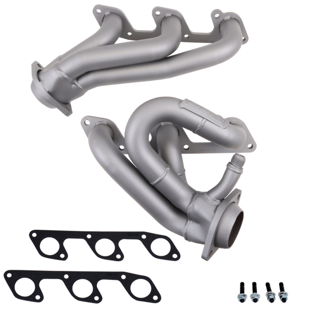 Fits 2005-2010 Mustang 4.0L-V6 1-5/8 Shorty Exhaust Headers-Titanium-4010 - Car Part People