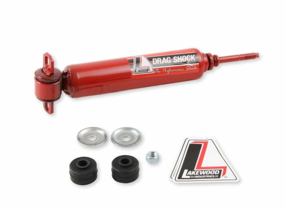 Lakewood 40101 - Front Drag Shock 90/10 Fits early GM/Ford/Mopar with 14.75 in/9.51 in, stud/eyelet mounts