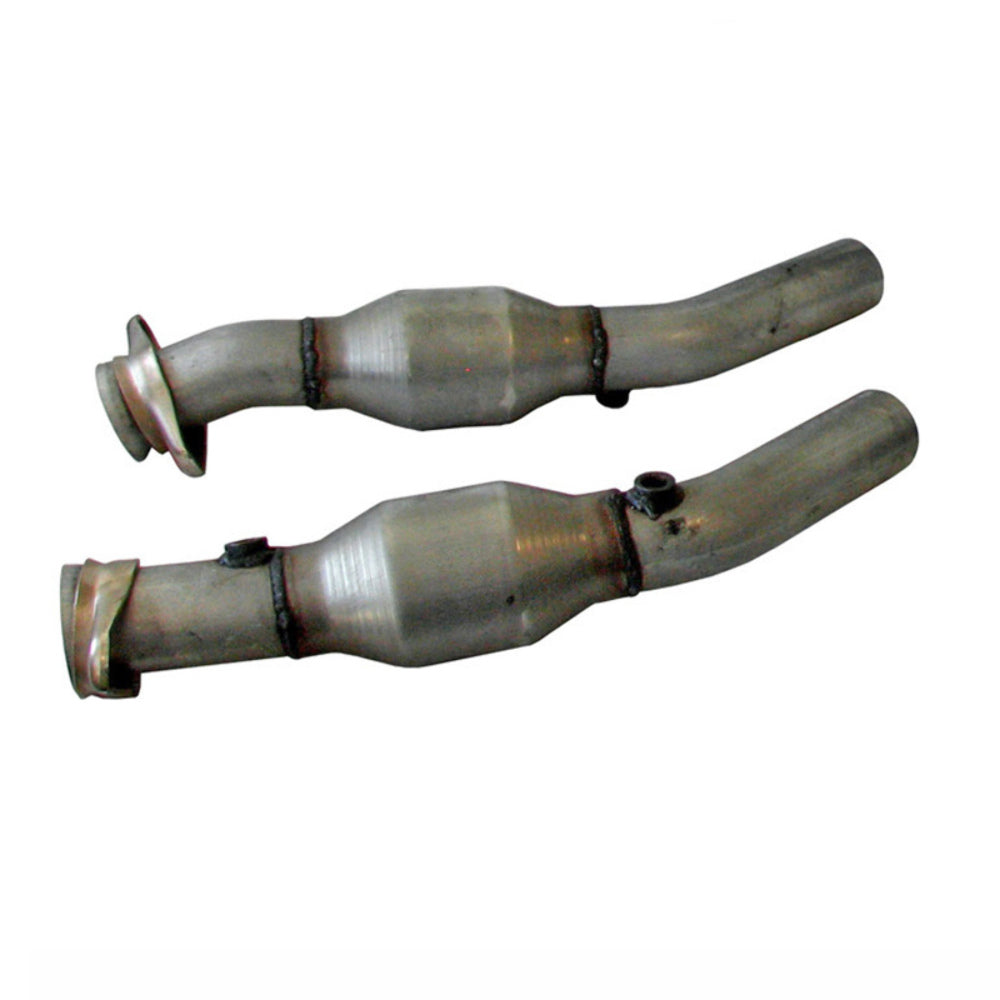 Fits 05-10 Mustang V6 Dual Exhaust Conversion X Pipe w/Catalytic Converters-4011 - X Pipe Car Part People