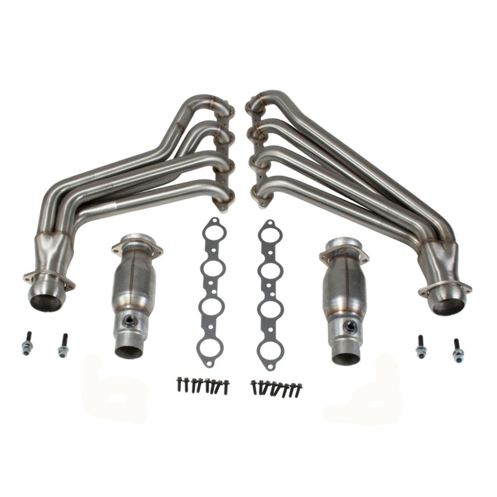 Fits 2010-15 Camaro 6.2L 1-3/4 Tube Exhaust Headers w/High Flow Converter-40215 - Car Part People
