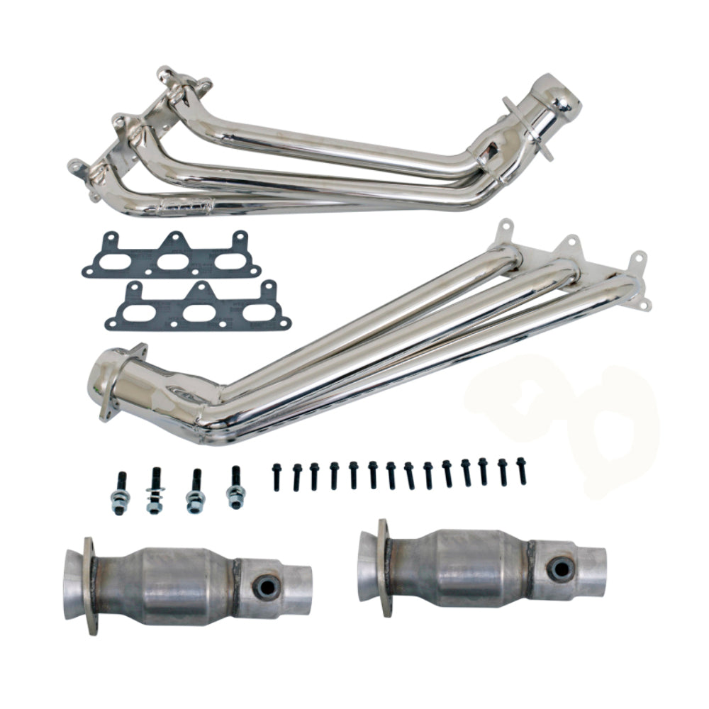 Fits 2010-2011 Camaro V6 1-5/8 Long Tube Headers W/Catalytic Converters-4041