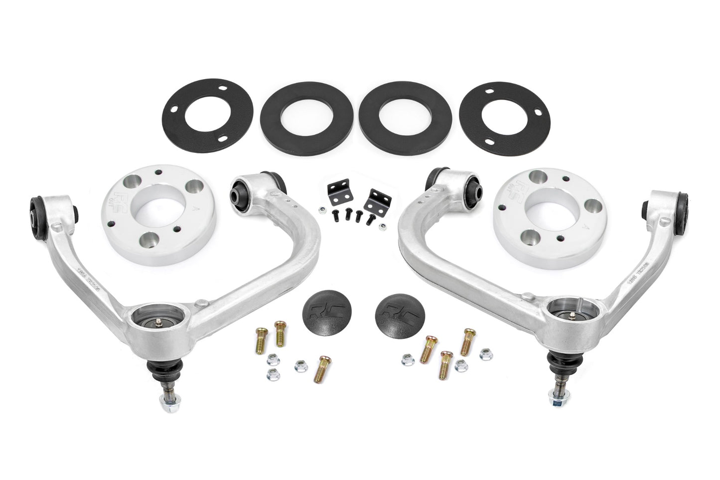 Fits Ford F-150 Lightning 4WD (2022-2024) 3 Inch Lift Kit; Forged UCA; 40900