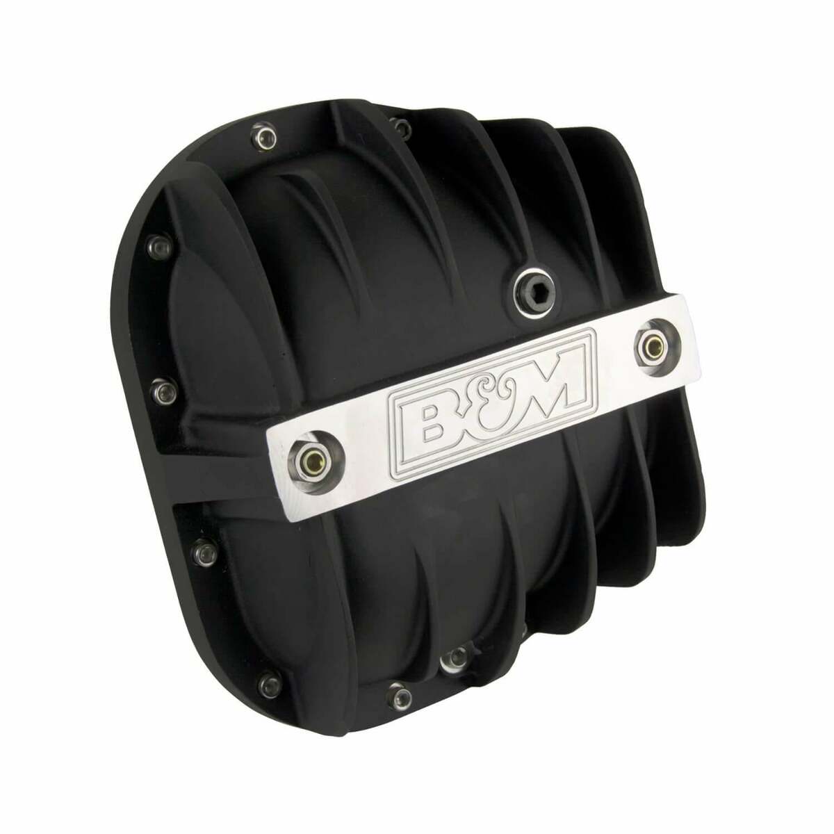 B&M Hi-Tek Aluminum Differential Cover for Ford 9.75-inch - Black - 41298