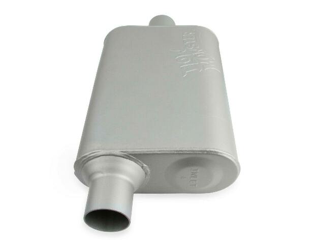 Flowmonster 2-Chamber Muffler 42441-FM 2.25 Offset Inlet/2.25 Center Outlet