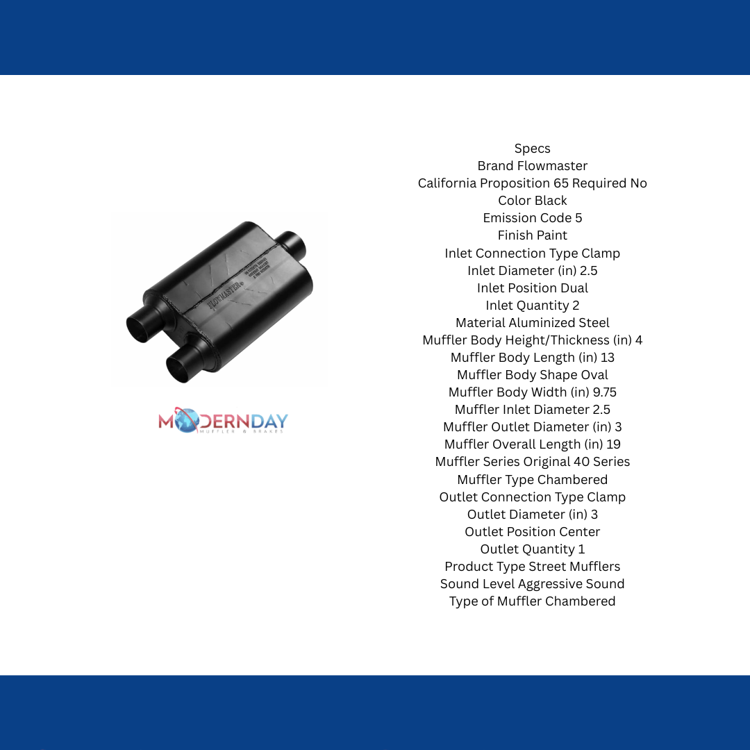 Flowmaster 40 Series Chambered Muffler 425403