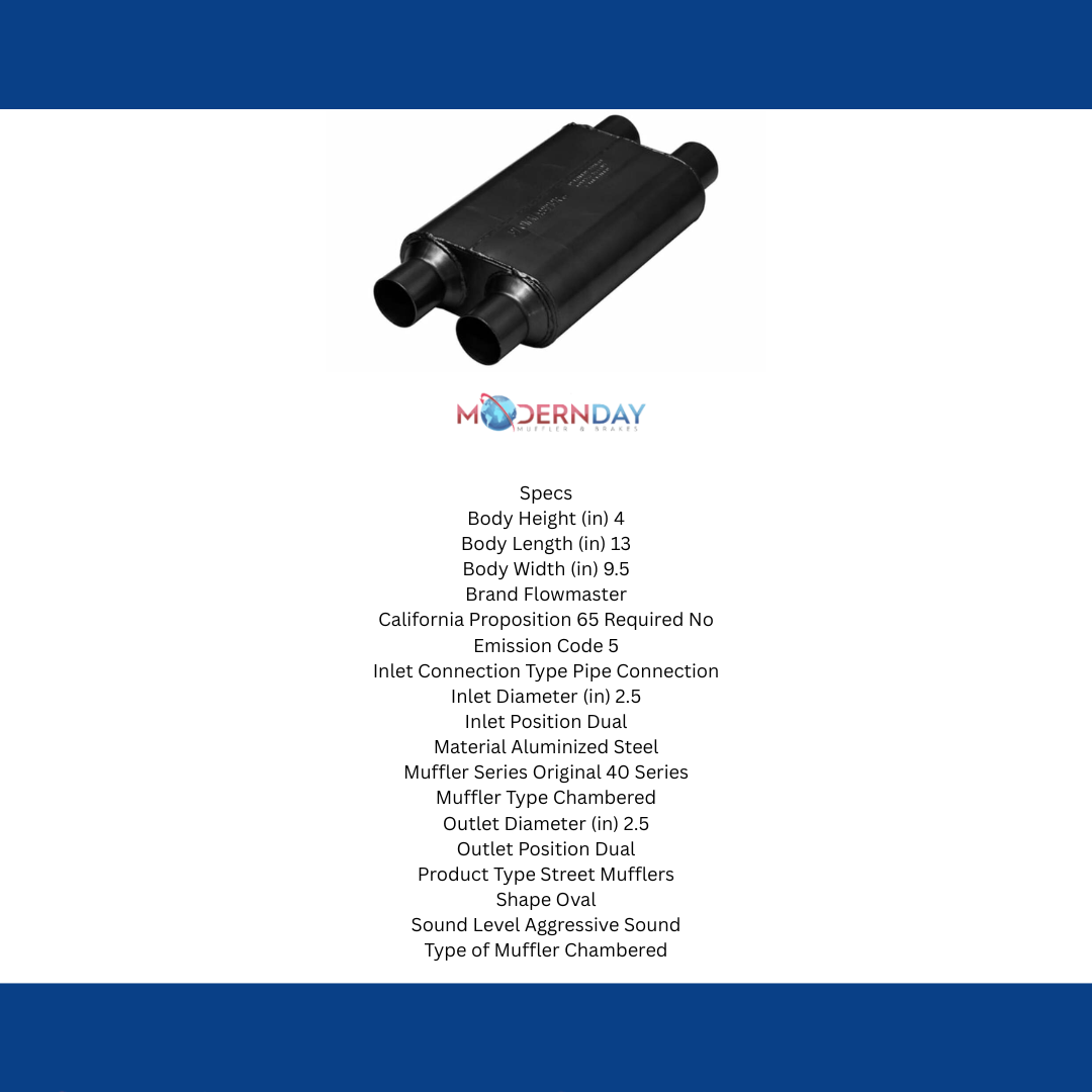 Flowmaster 40 Series Chambered Muffler 425404