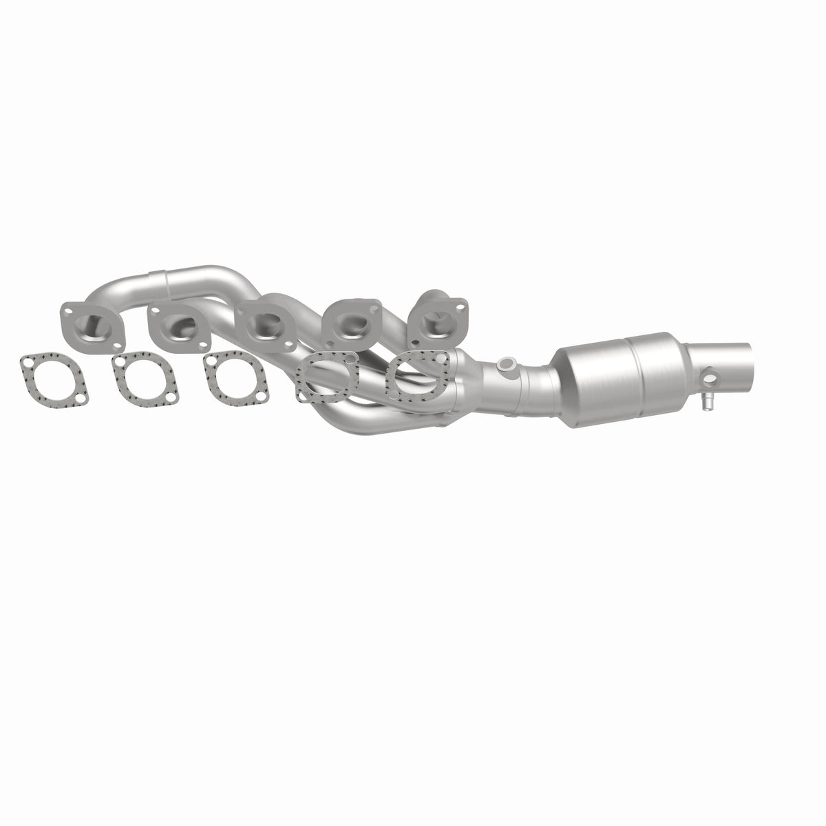 Catalytic Converter with Integrated Exhaust Manifold for HM Grade Federal / EPA Compliant Direct-Fit Manifold Catalytic
