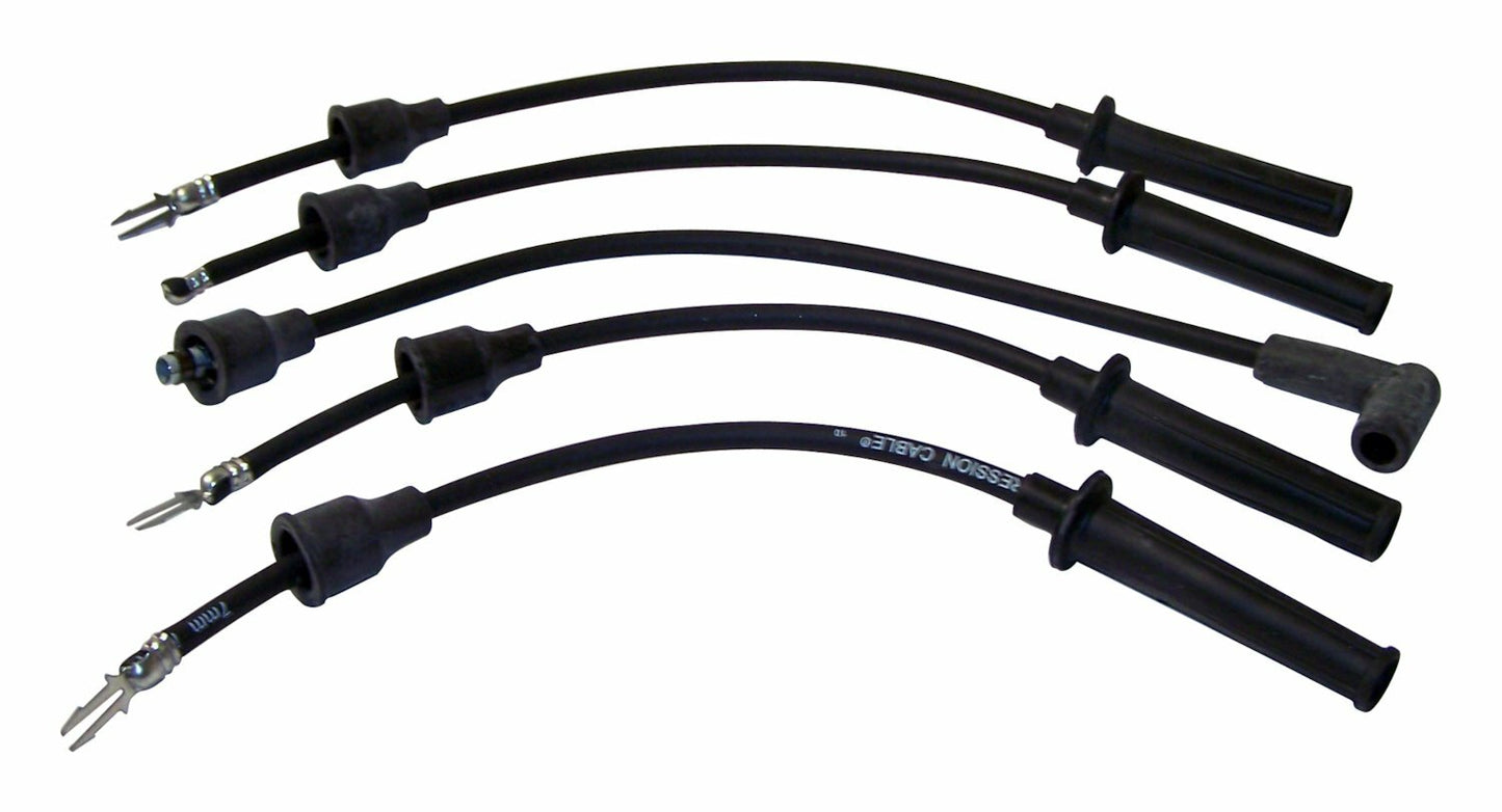 Crown Automotive - Metal Black Ignition Wire Set - 4637155