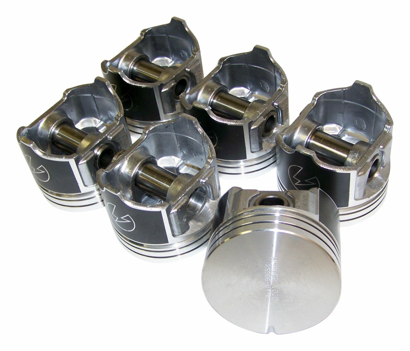 Crown Automotive - Metal Unpainted Piston Set - 4778861PK20