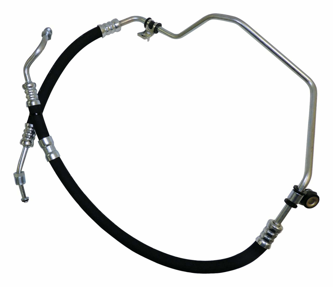 Crown Automotive - Metal Black Power Steering Pressure Hose - 4782518AG