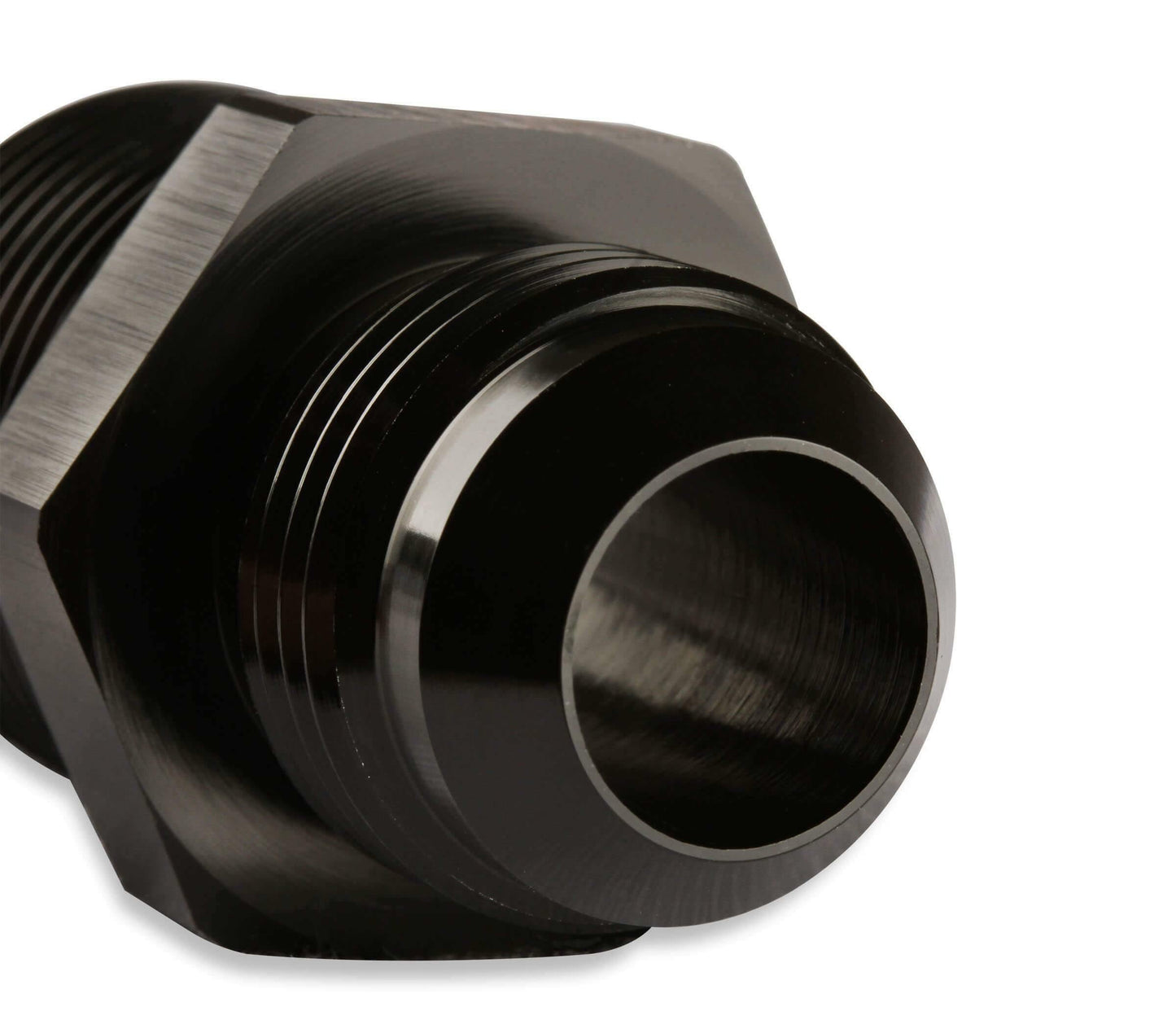Mr. Gasket Straight -6 AN To 3/8 Inch NPT Adapter - Black - 481666-BL
