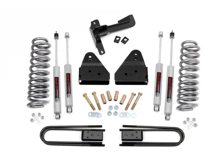Fits Ford F-250/F-350 SD 4WD (2005-2007) 3" Lift Kit; FR Springs; 486.2