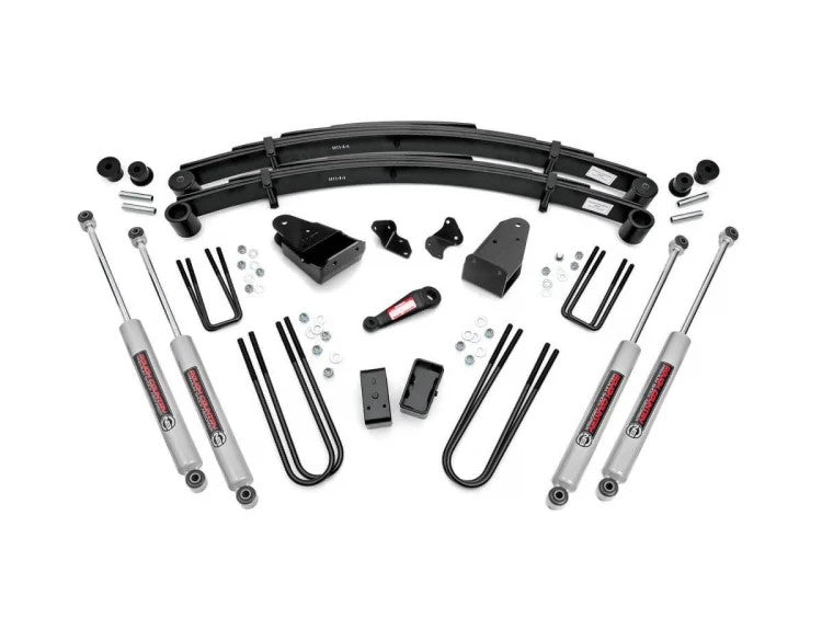 Fits Ford F-250 4WD (1980-1986) 4 Inch Lift Kit; 4908030