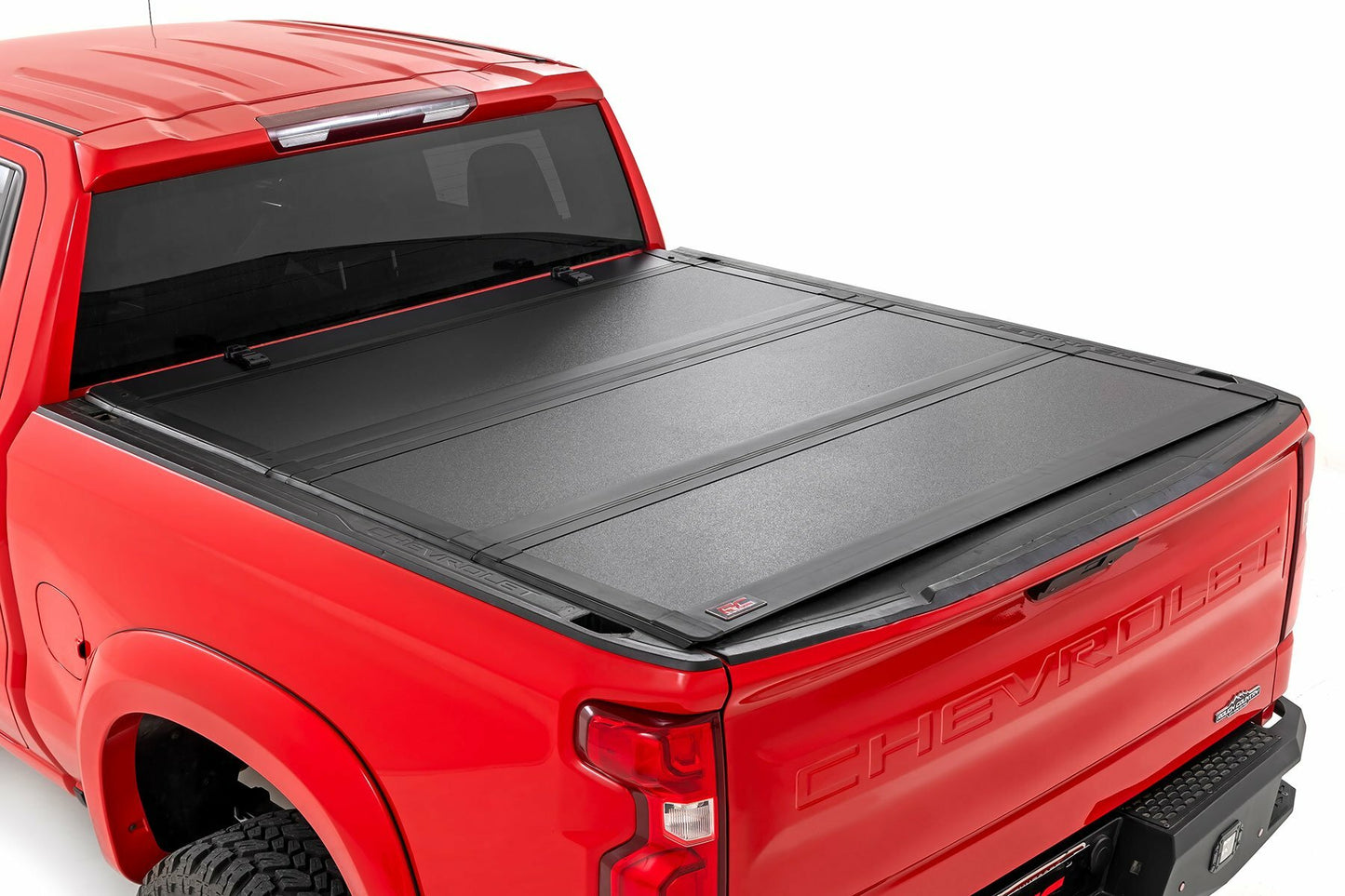 Fits Chevy/GMC 1500 (19-24) Hard Tri-Fold Flip Up Bed Cover; 6'7" Bed; 49120650