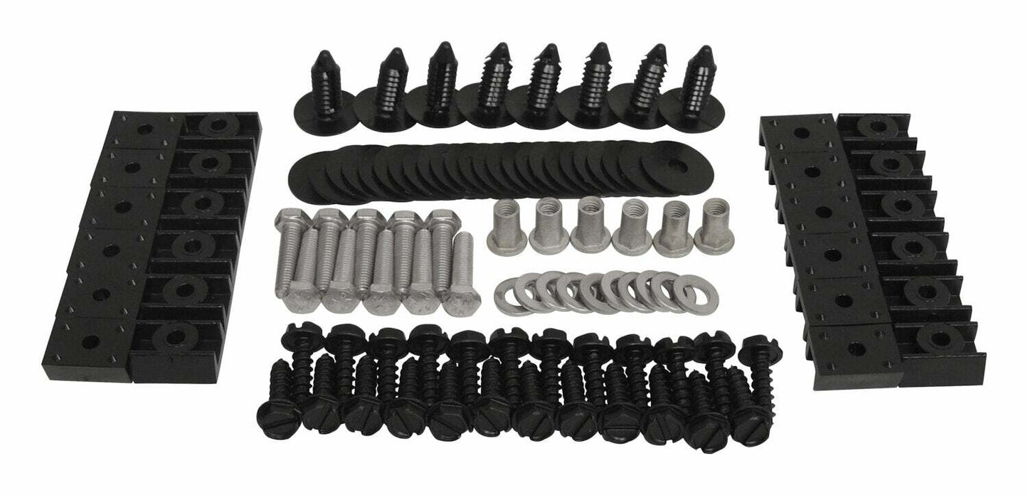Crown Automotive - Metal Black Fender Flare Hardware Kit - 4918K